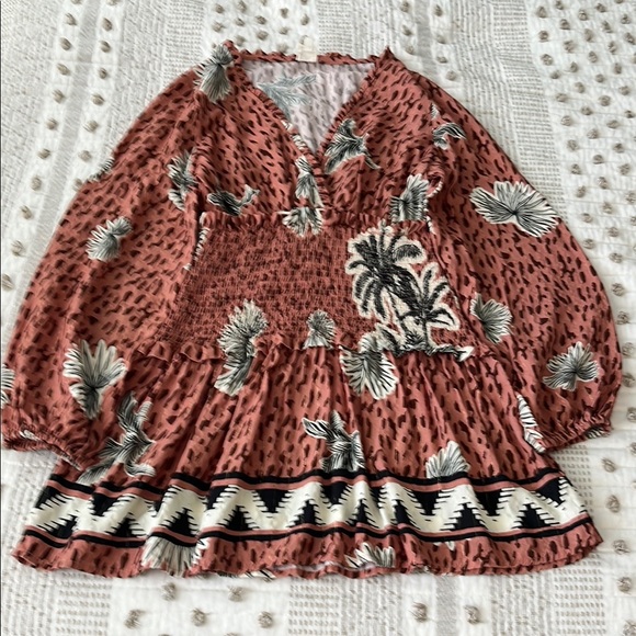 Surf Gypsy Palms Mini Dress - Picture 2 of 8